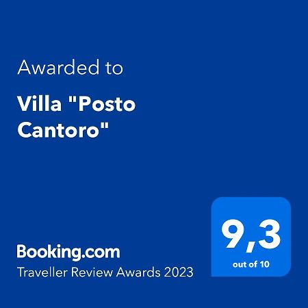 Villa "Posto Cantoro" マリーナ・ディ・ペスコルーゼ エクステリア 写真